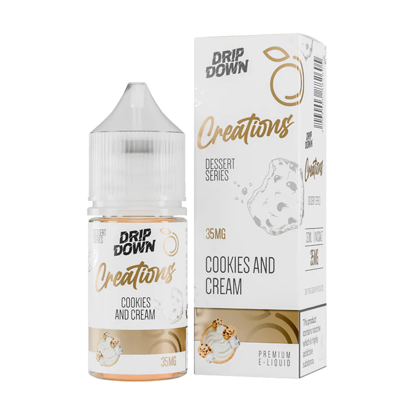 Drip Down Cookies & Cream Creation Salt 30 ml At Best Price In Pakistan