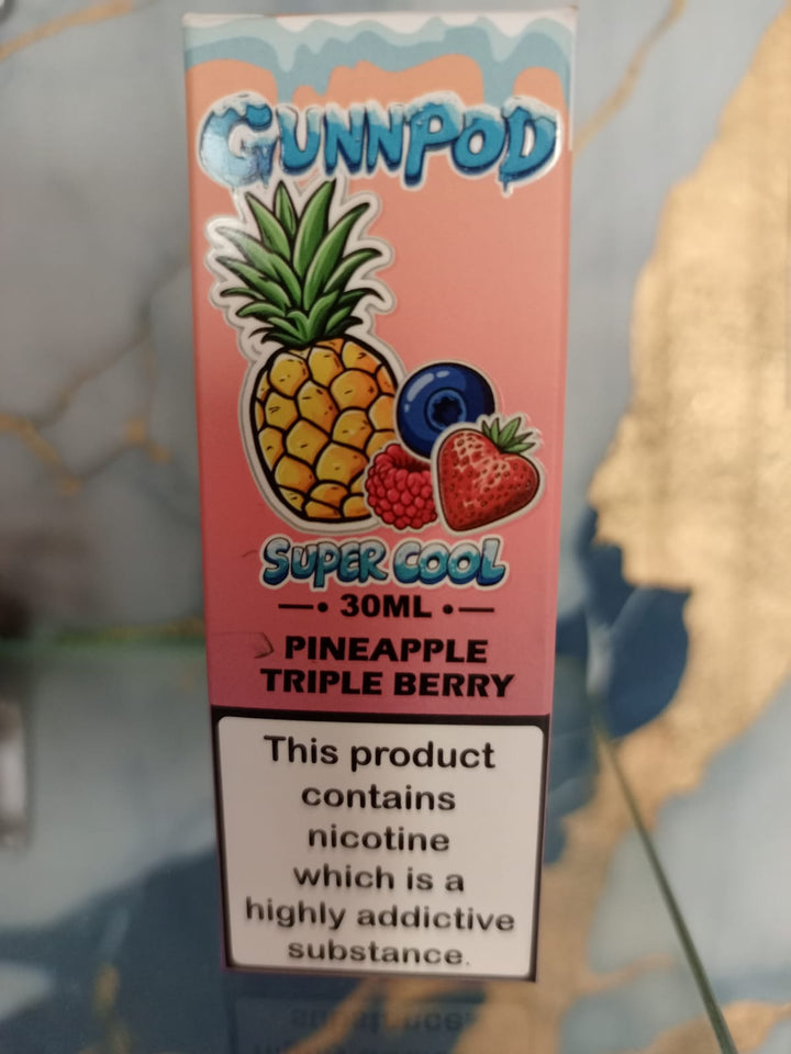 Gunnpod Super Cool Pineapple Triple Berry Ice 30ml At Best Price In Pakistan