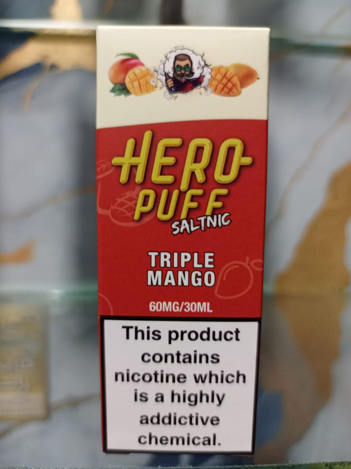 Hero Puff Saltnic E-liquid Triple Mango 30 ml At Best Price In Pakistan