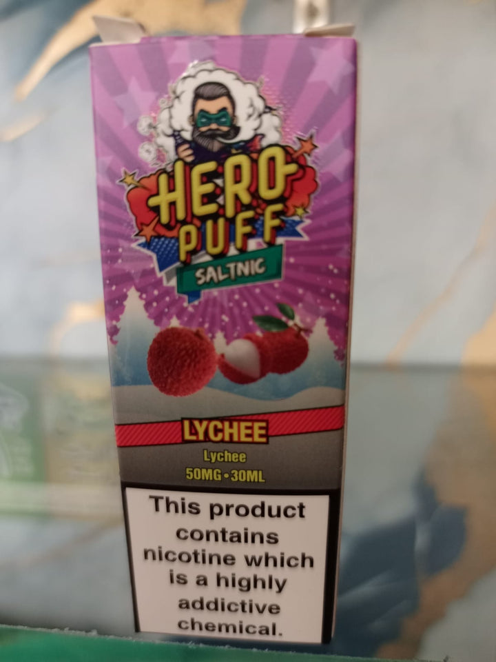 Hero Puff Saltnic E-liquid Lychee 30 ml At Best Price In Pakistan
