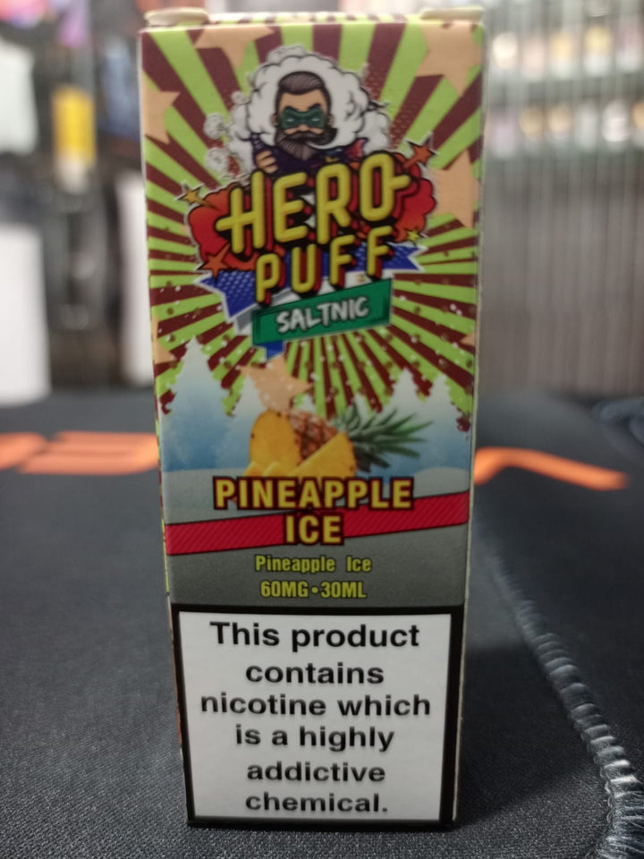 Hero Puff Saltnic E-liquid Pineapple Ice 30 ml At Best Price In Pakistan